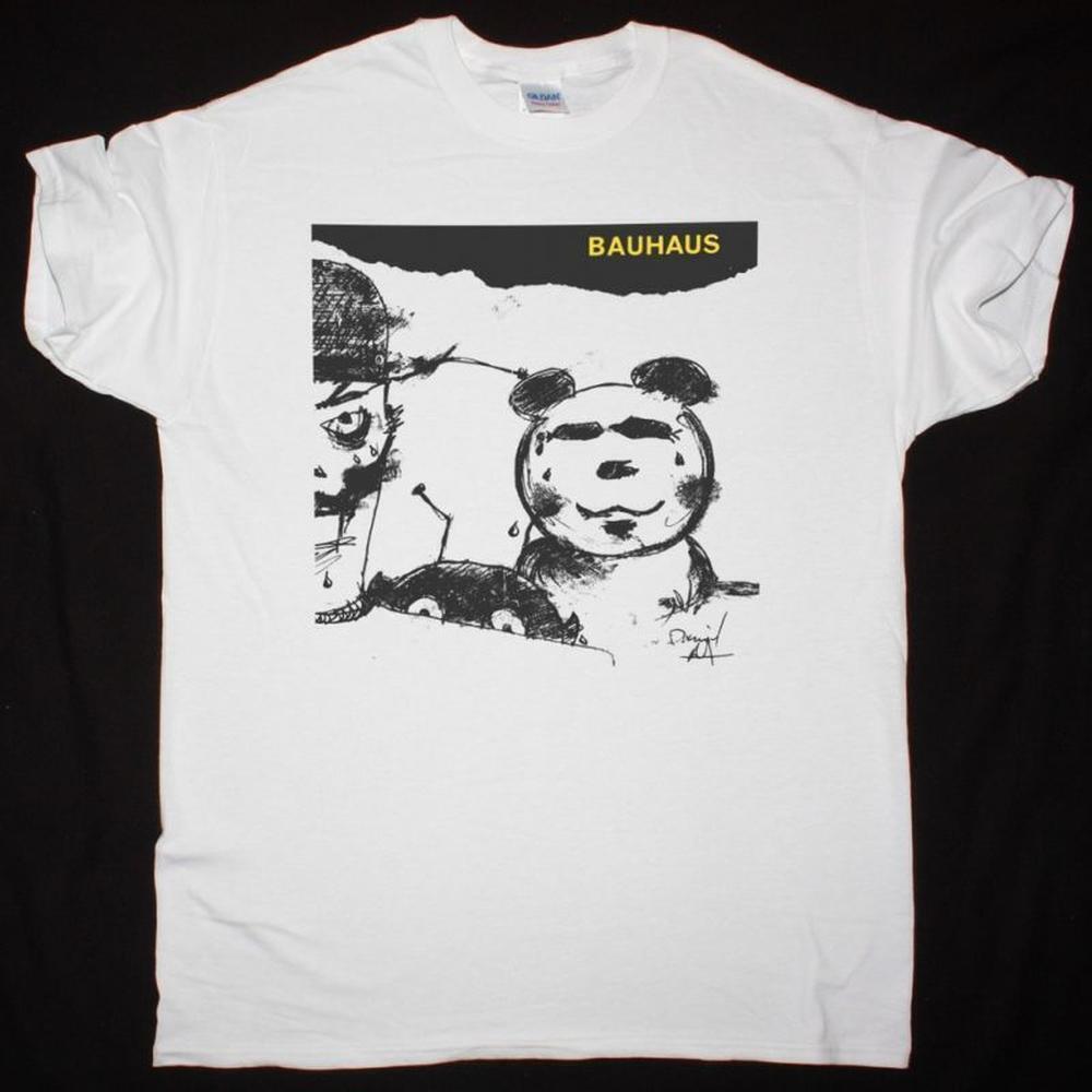 Bauhaus Mask New White T-Shirt